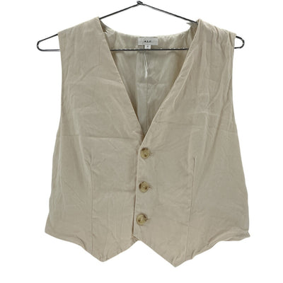 A.L.C. Tailored Cream Maxwell Vest Size 10