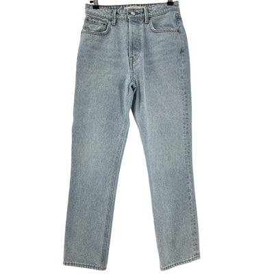 GRLFRND Classic Blue Karolina High Rise Straight Denim Jeans Size 25
