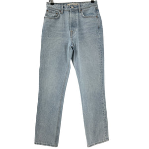 GRLFRND Classic Blue Karolina High Rise Straight Denim Jeans Size 25