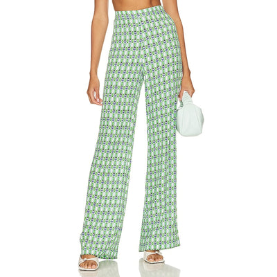 Favorite Daughter Patterned Green Friday Pants Size 2