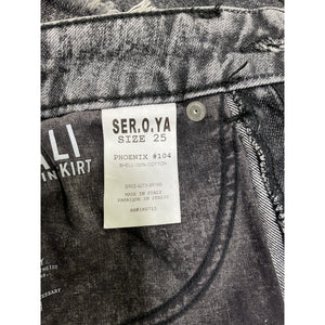 Ser.O.Ya 'Alli' Grey Cotton Skirt Size 25