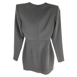 Alex Perry Sleek Black Mercer Mini Dress Size US 4 / UK 8 NWT