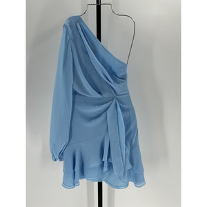 Michael Costello x Revolve 'Sunny' Blue Polyester Mini Dress Size XXS