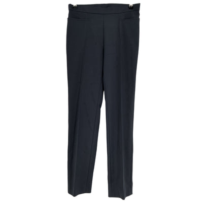 Akris Sleek Blue Franca Techno Cotton Pants Size 2