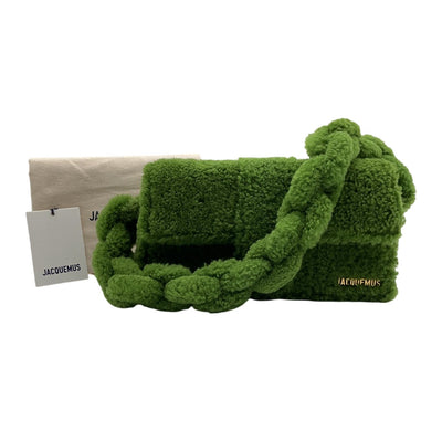 Jacquemus Plush Green Le Bambidou Shoulder Bag