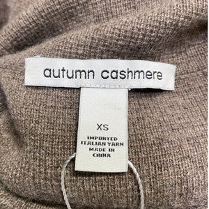 Autumn Cashmere Cozy Brown Cardigan Sweater Size XS