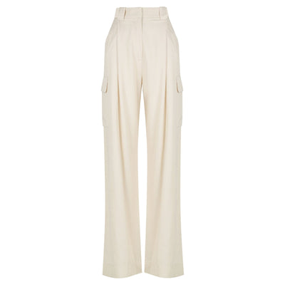Shona Joy Relaxed Beige Sara Pants Size 6