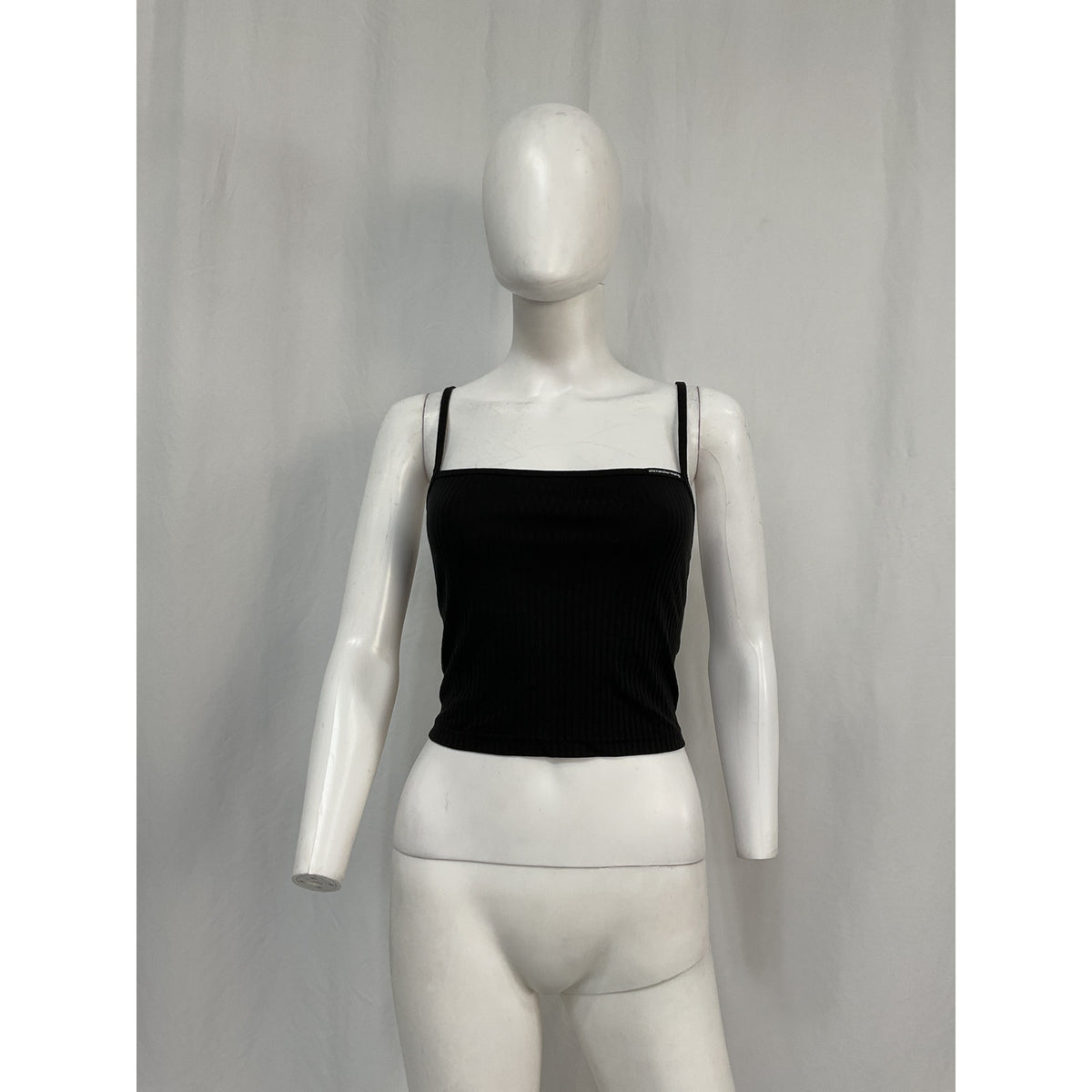 Alexander Wang 'Cami' Black Cotton Top Size L