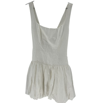 Reformation 'Delia' White Linen Dress Size 4