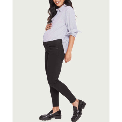 Hatch The Slim Maternity Black Cotton Denim Jean Size 29