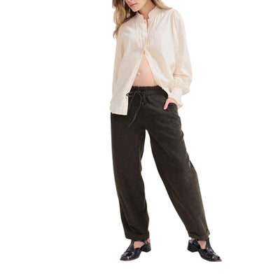 Hatch Corduroy Dark Pine Jude Pants Size 1