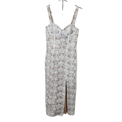 Hutch Lace Ivory Corset Midi Size 6 Dress NWT