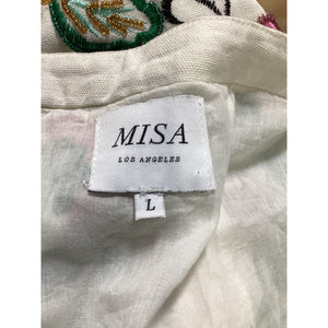 Misa Los Angeles Embellished Paisley Floral Thara Skirt Size L