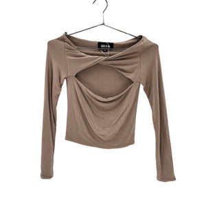 Ser.O.Ya Chic Tan Artemis Long Sleeve Size S Top