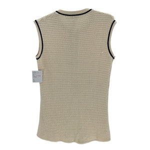Kule Textured Beige Olivia Vest Size M