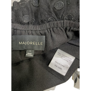 Majorelle Sheer Black Baby Bye Bye Size S Blouse