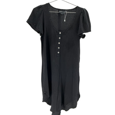 Hatch Organic Black Pointelle Nightgown Size 0