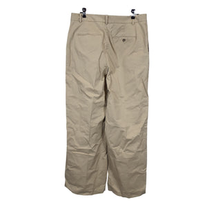 Ralph Lauren Stretch Twill Tan Wide Leg Chino Size 12 Trousers
