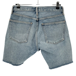 Agolde Distressed Blue Cutoff Rumi Denim Shorts Size 25