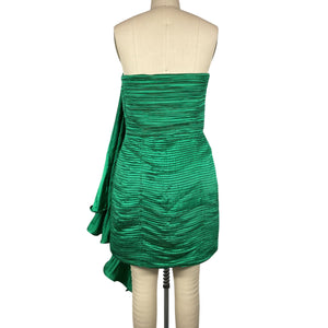 Amur Pleated Green Kayleigh Dress Size 8