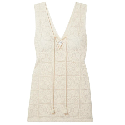Honorine Lace Cream Gilda Mini Dress Size M