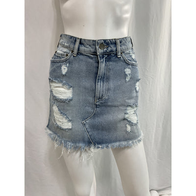 Ser.O.Ya 'Alli' Blue Denim Skirt Size 25