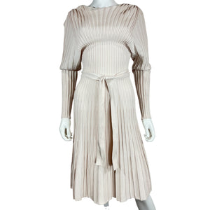 Trina Turk Ribbed Beige Ava Dress Size XS