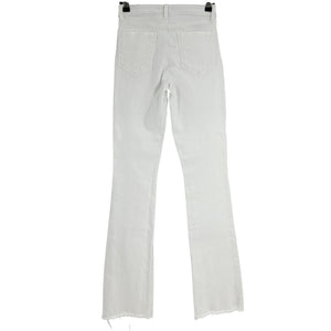 L'Agence High Rise White Ruth Denim Jeans Size 25