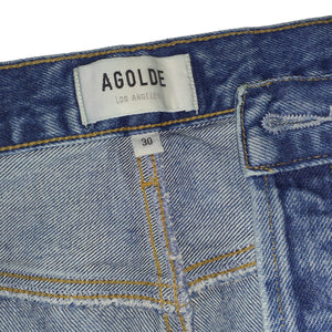Agolde Angled Blue Parker Skirt Size 30