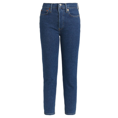 Re Done Classic Blue 90s High Rise Ankle Denim Jeans Size 29 NWT