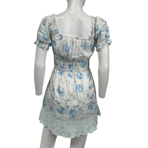 Loveshackfancy Floral Santa Rosa River Lilium Mini Dress Size XS
