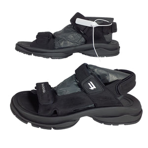 Balenciaga Sleek Black Tourist Sandal Size IT 46 / US 12.5-13 NWT