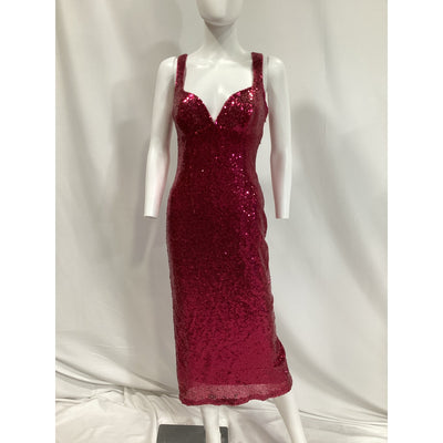 Astr The Label 'Blair' Pink Sequin Embellished Dress Size M