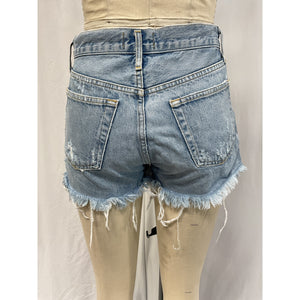 Agolde 'Parker' Blue Denim Jean Short Size 25