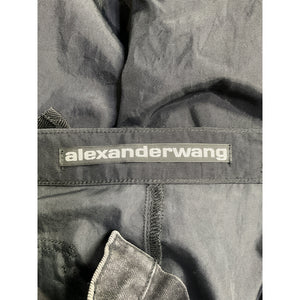 Alexander Wang Utility Black Pack Mix Hybrid Denim Jeans Size 27