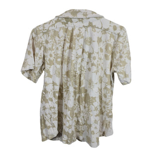Faithfull The Brand Floral Neutral Montina Size 4 Shirt