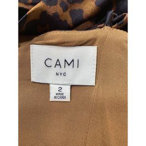 Cami Nyc Asymmetric Tortoise Shell Della Top Size 2