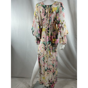 Hemant And Nandita 'Teien' Pink Viscose Caftan Dress Size XS