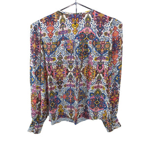 Veronica Beard Tapestry Print Multi Sura Size 00 Blouse