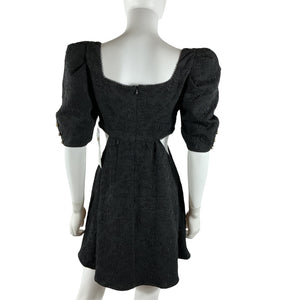 Majorelle Textured Black Tillie Mini Dress Size S
