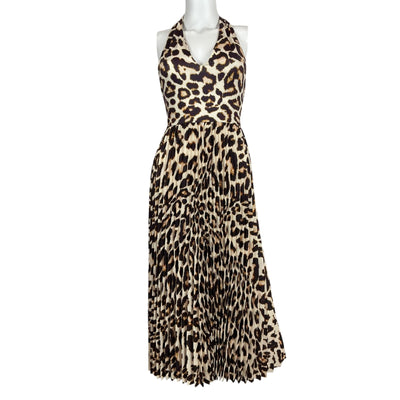 Le Superbe Leopard Print Brown Cathouse Dress Size XS