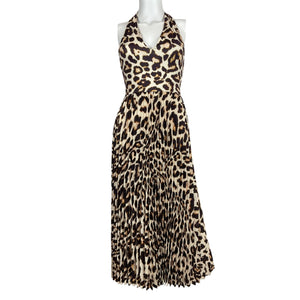 Le Superbe Leopard Print Brown Cathouse Dress Size XS