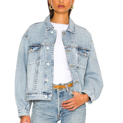 Agolde Oversized Veer Charli Denim Jacket Size M