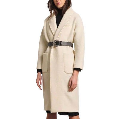 Ba&sh Cozy Beige Patch Pocket Coat Size XS