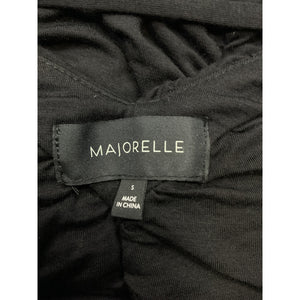 Majorelle 'Janice' Black Rayon Mini Dress Size S