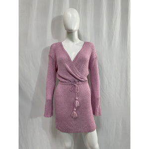 L*Space 'Topanga' Pink Acrylic Dress Size XS