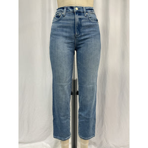 Pistola Denim Cassie Blue Cotton Crop Jeans Size 27