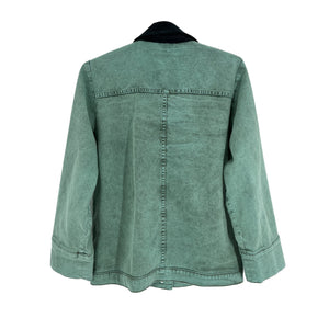 Baum Und Pferdgarten Utility Turquoise Benilda Jacket Size 32/US 0