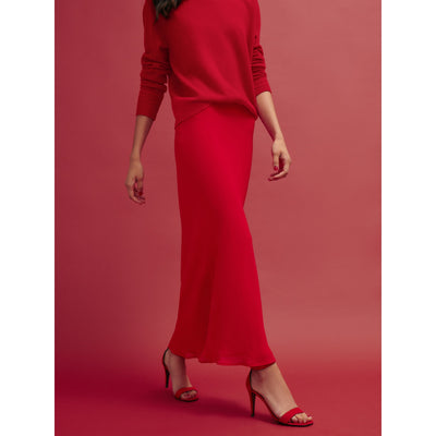 Reformation 'Layla' Red Skirt Size 6