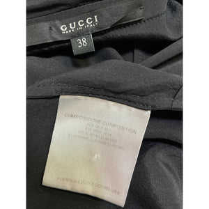 Gucci Black Silk Halterneck Top Size 38